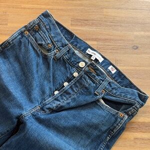 Re/Done Dark Blue High Rise Women's Jeans